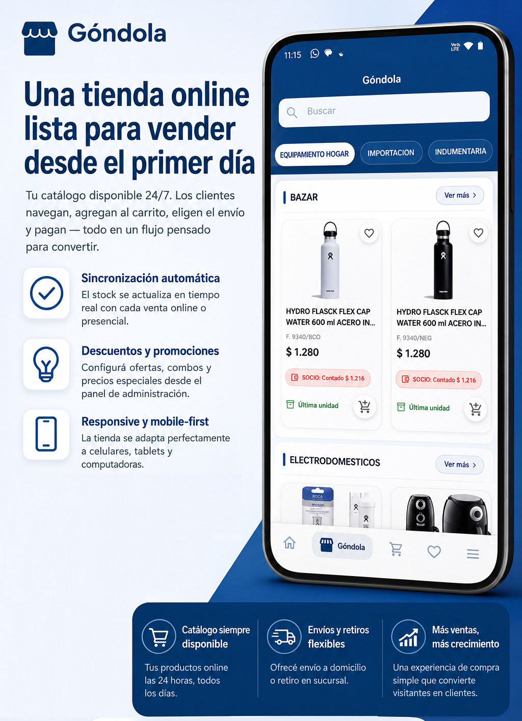 Catálogo de productos en tienda online — Cooperbit